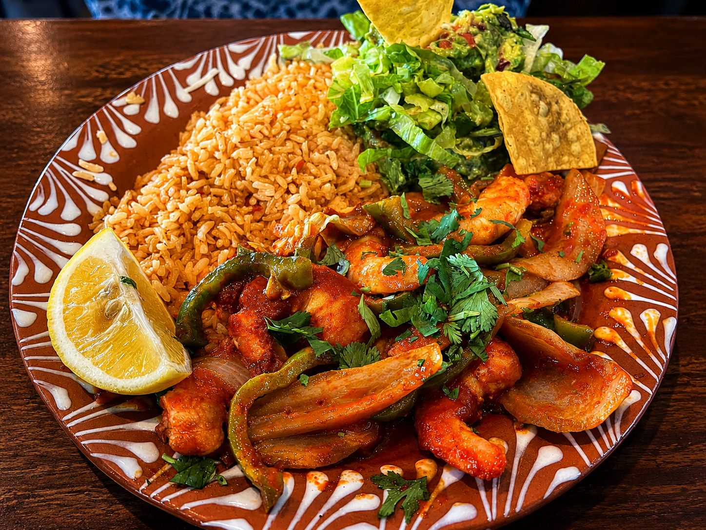 Mexican dish at Valencia Café Napa 1